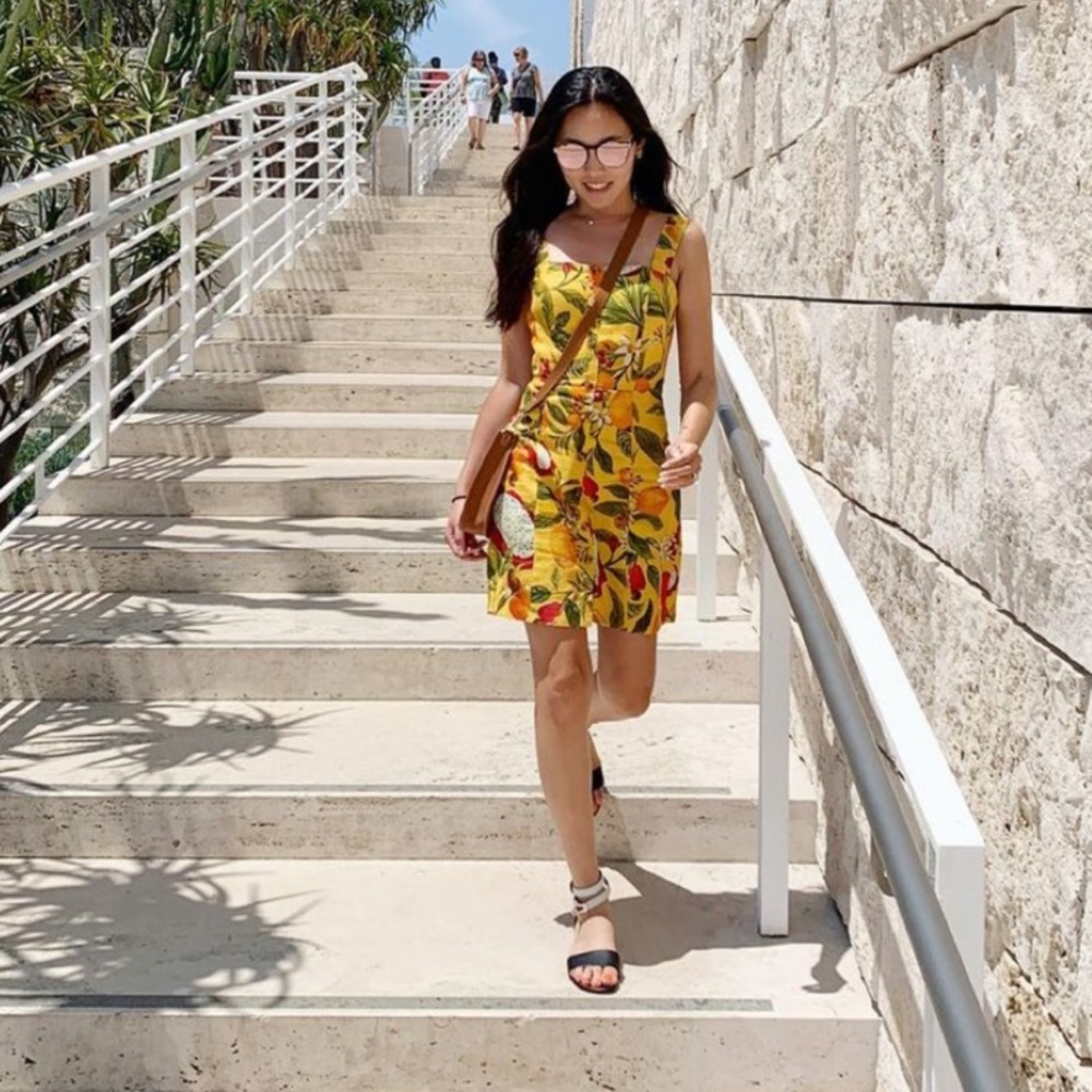 FARM Rio printed A-line dress